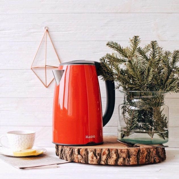 Электрочайник Magio MG-977, 1.7л, хороший электрический чайник, стильный электрический чайник