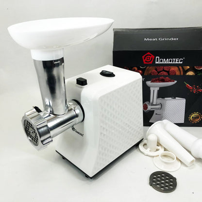 Электрическая Мясорубка Domotec R3391 2000W, Мощная компактная мясорубка для дома, Мясорубка 3 в 1