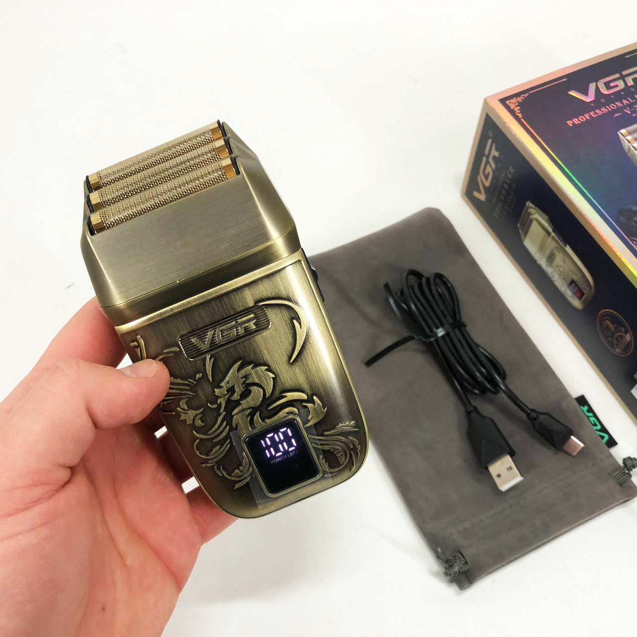 Электробритва VGR V-349 шейвер, тройное лезвие