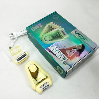 Эпилятор VGR 2 в 1 V-758. Цвет: желтый