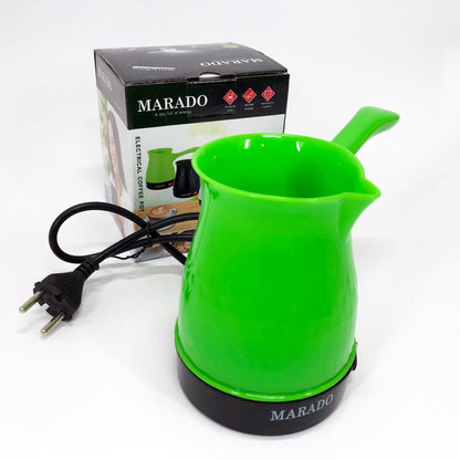 Электрическая турка с автоотключением при закипании для кофе Marado MA-1625. Цвет: зеленый