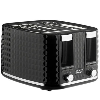 Тостер RAF R.503, 1500 Вт, 4 тоста, 6 уровней поджаривания, функции размораживания и подогрева