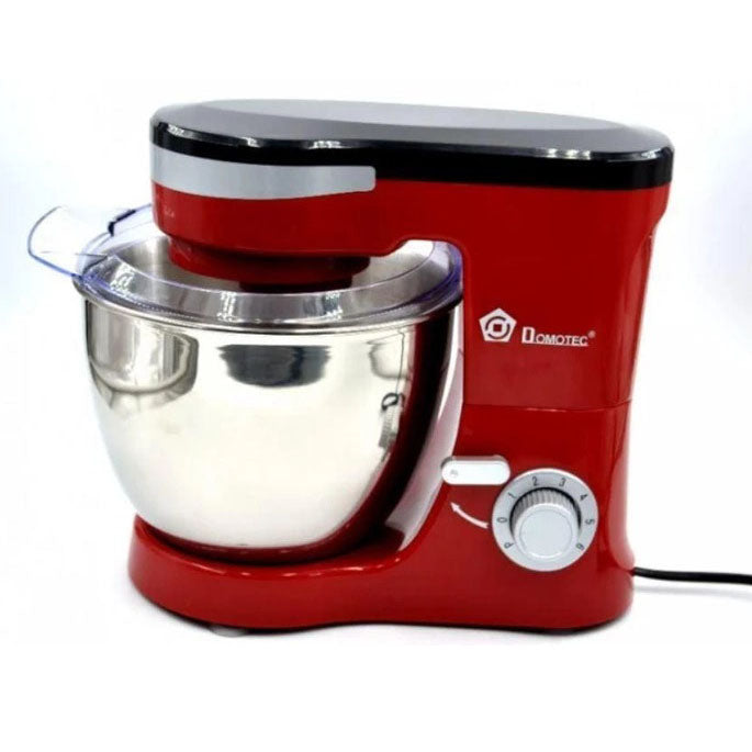 Миксер-тестомес планетарный Domotec MS-1368 на 6 скоростей 3 насадки чаша 4 л 1500 W