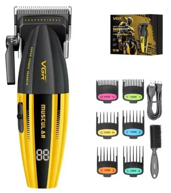 Профессиональная машинка для стрижки VGR V-285 аккумуляторная с насадками