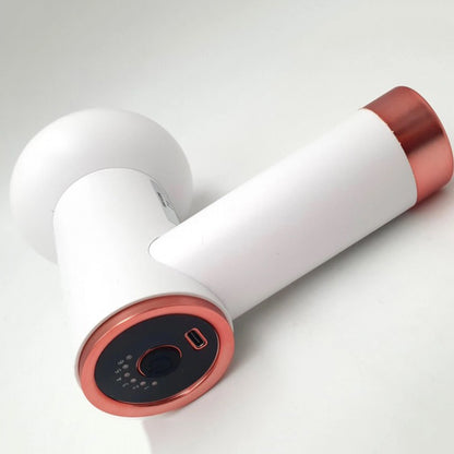 Массажер антицеллюлитный для тела рук и ног 4 насадки 6 скоростей Deep Rolling Massager. Цвет: белый