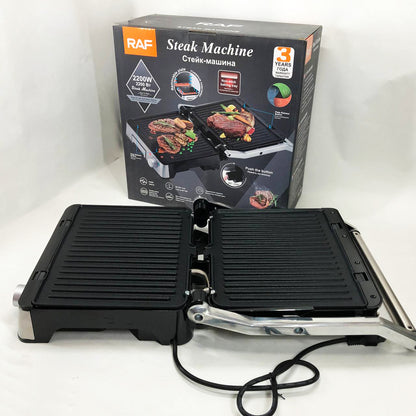 Контактный прижимной гриль RAF R.238 с антипригарным покрытием 2200 Вт