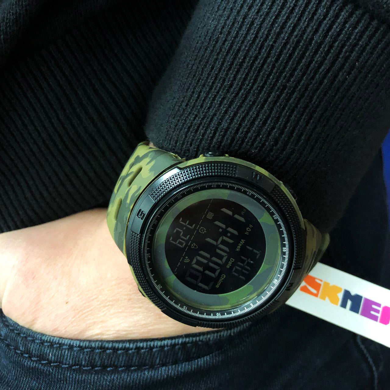 Годинник наручний чоловічий SKMEI 2070CMGN ARMY GREEN CAMO. Колір: зелений камуфляж