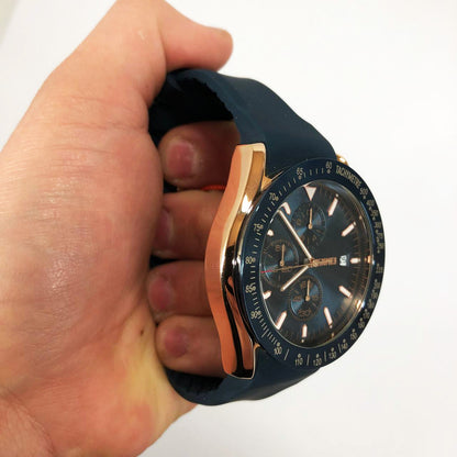 Часы наручные мужские SKMEI 9253PRGBU, мужские часы стильные часы на руку, качественные мужские часы