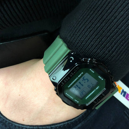 Часы наручные мужские SKMEI 1851AG, часы наручные электронные тактические, противоударные часы