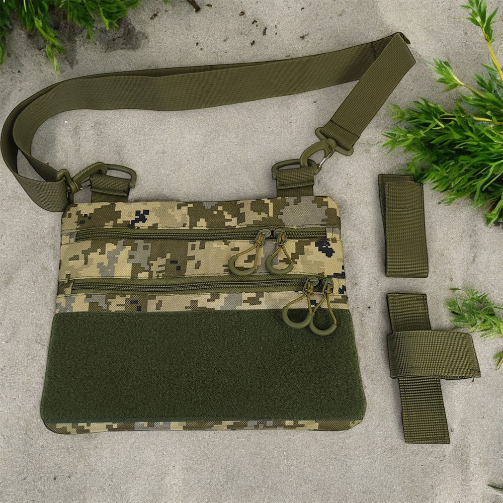 Сумка-кобура піксель камуфляж, тактична чоловіча сумка з тканини кордури AOR-1