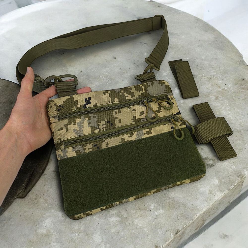 Сумка-кобура піксель камуфляж, тактична чоловіча сумка з тканини кордури AOR-1