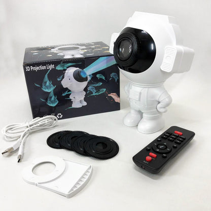 Звездный 3D проектор Astronaut, Лазерный проектор звездного неба космос Проектор звездного неба в комнату