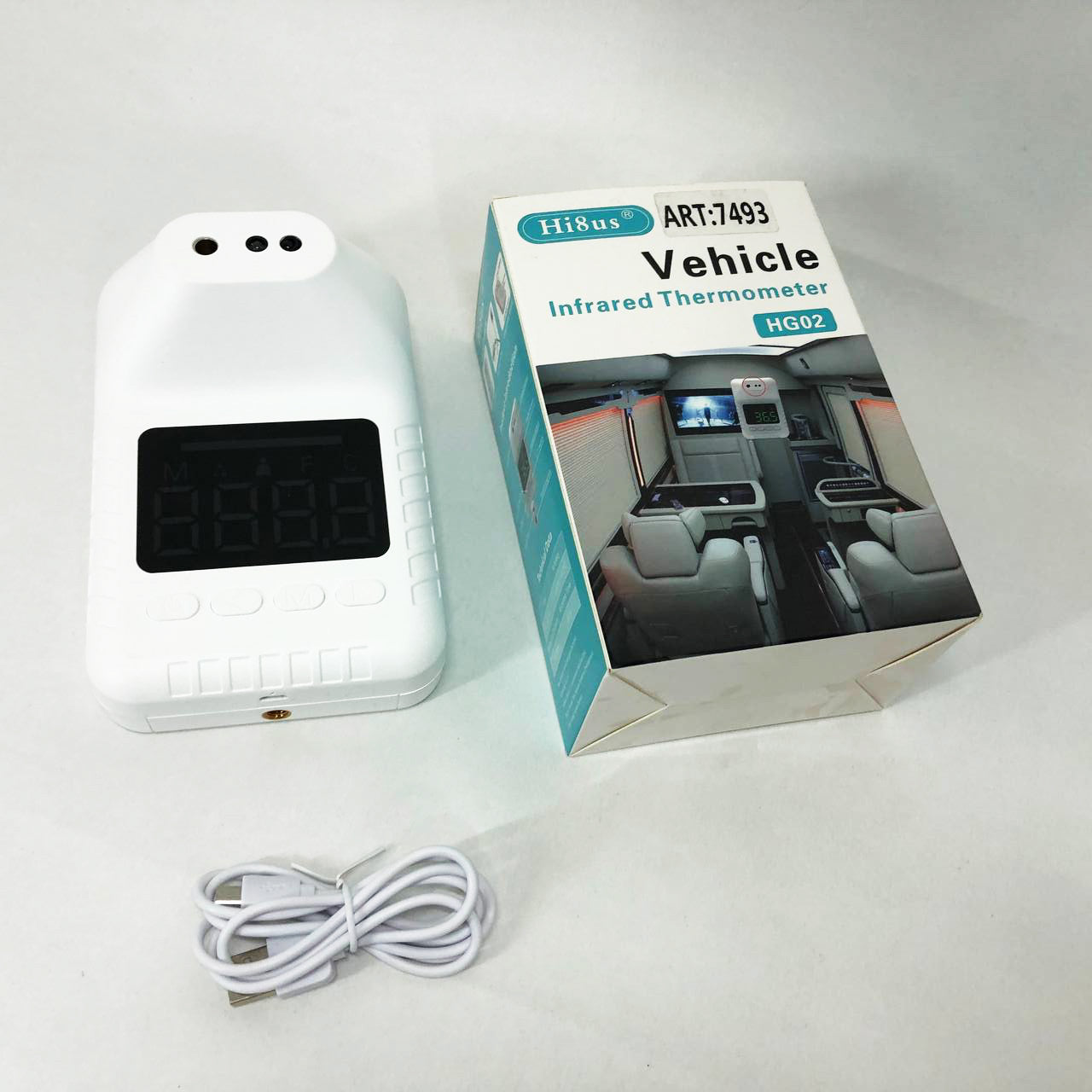 Стационарный бесконтактный термометр Hi8us HG 02 с голосовыми уведомлениями, Термометр электронный