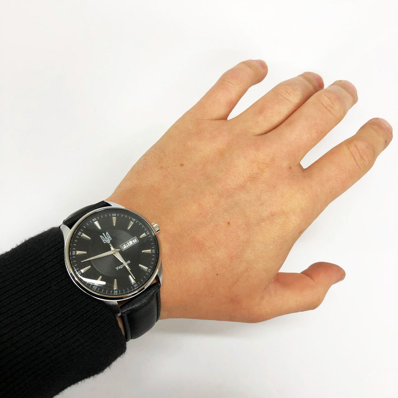 Часы наручные мужские SKMEI 5702/2075SIBK, Стильные часы для женщин и мужчин, Мужские круглые часы