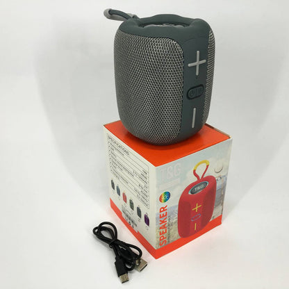 Портативная Bluetooth колонка TG658 8W с RGB подсветкой, Музыкальные колонки для улицы. Цвет: серый