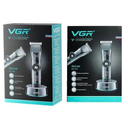 Профессиональная беспроводная машинка для стрижки волос и бороды VGR V-256, беспроводная электробритва