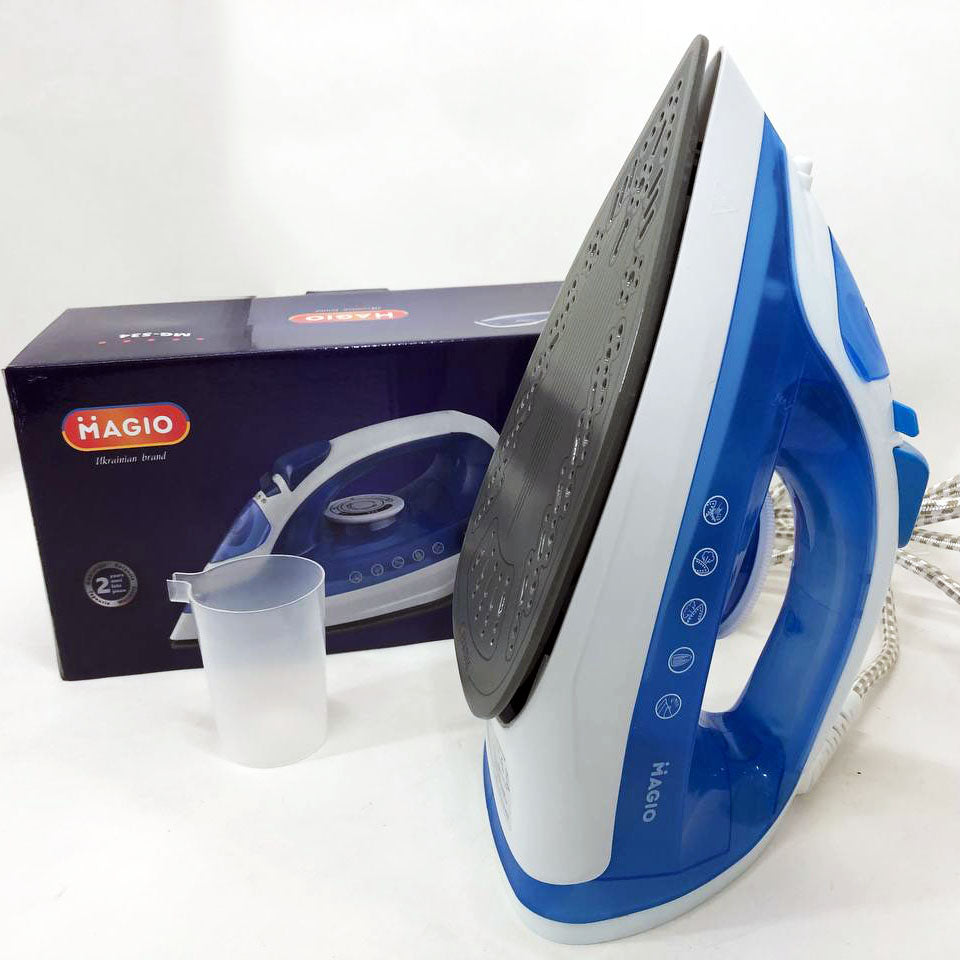 Утюг с керамической подошвой Magio MG-534, паровой утюг-очиститель, утюг электрический паровой