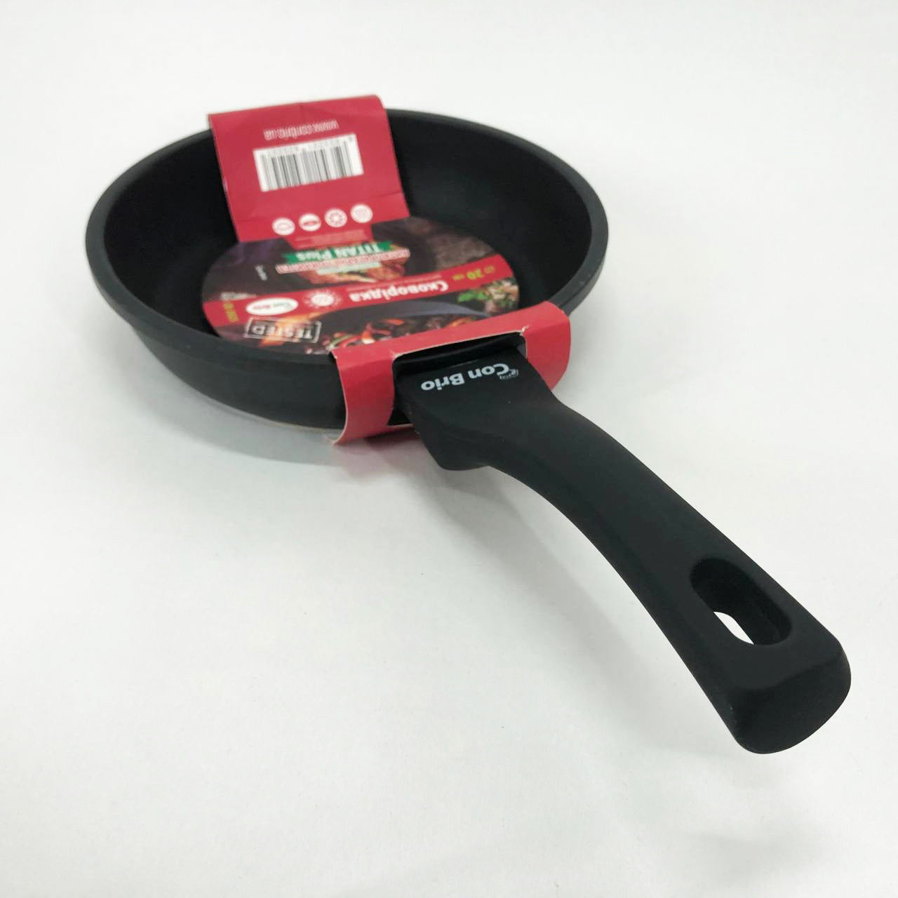 Сковорода 20 см Con Brio CB-2025 антипригарное покрытие Titan Plus литая, сковорода качественная на плиту