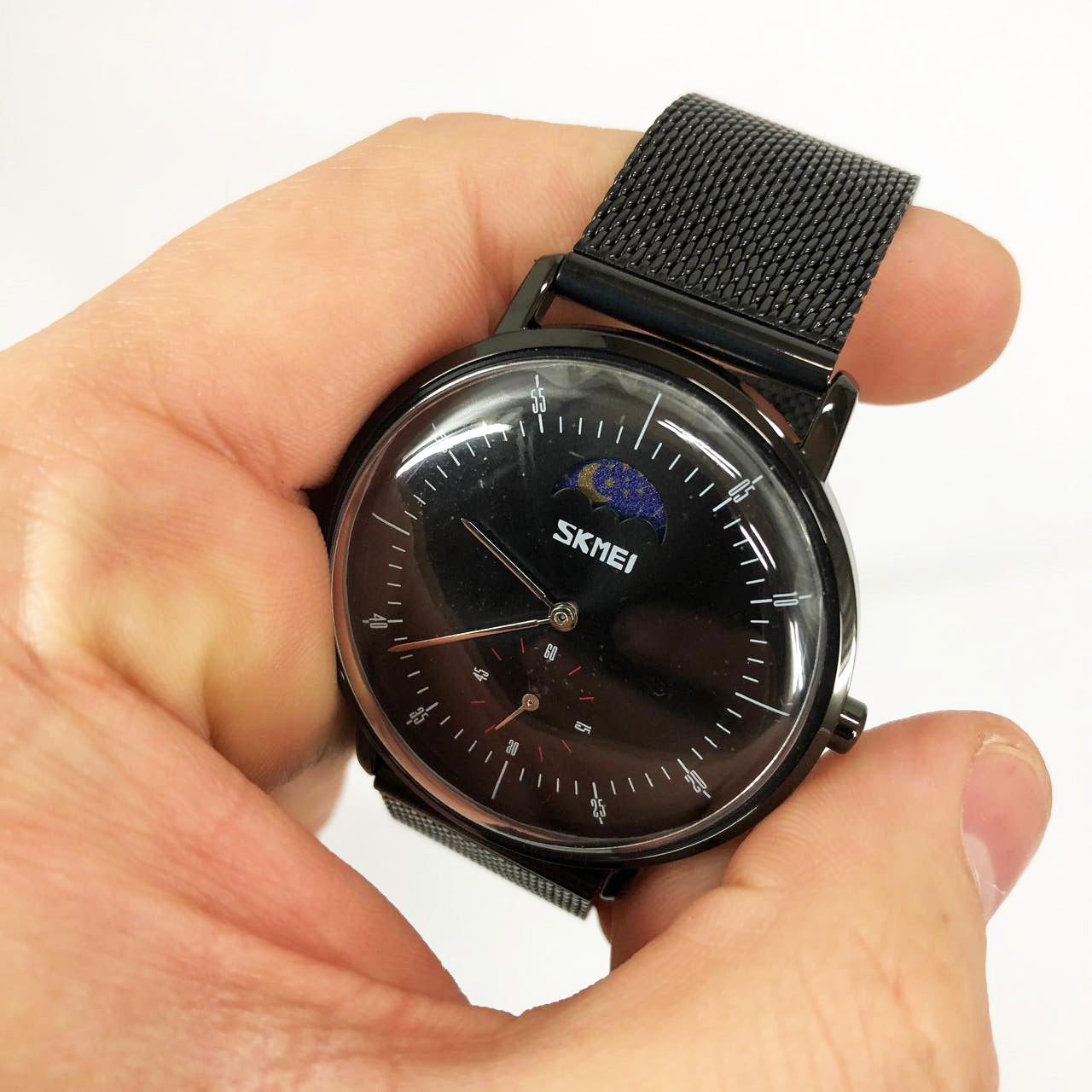 Часы наручные мужские SKMEI 9245BK, мужские часы стильные часы на руку, оригинальные мужские часы