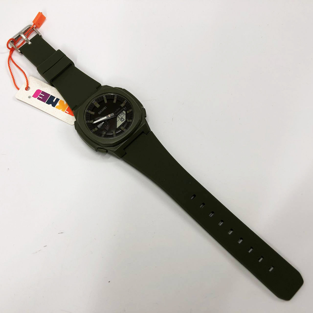 Часы наручные мужские SKMEI 2091AGWT, армейские часы противоударные, военные тактические часы