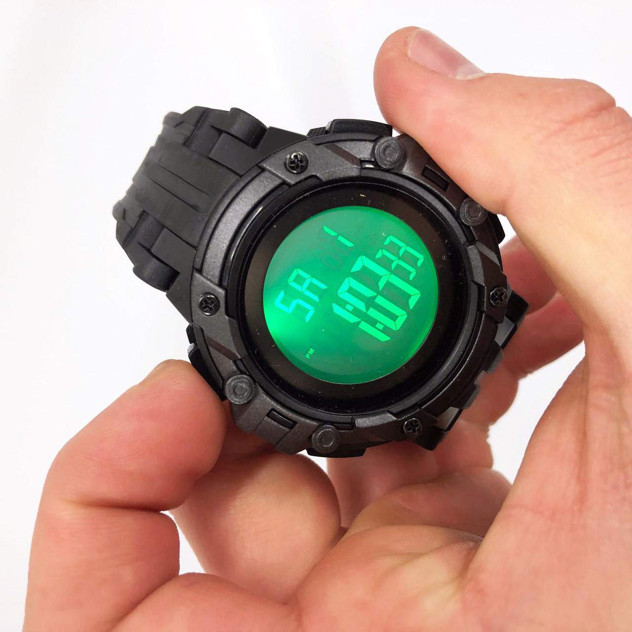 Часы наручные мужские SKMEI 1545BKWT BLACK-WHITE, водонепроницаемые мужские часы. Цвет: черный