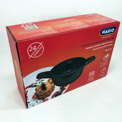 Кастрюля Magio MG-1171 Литая антипригарная 5л 24 см