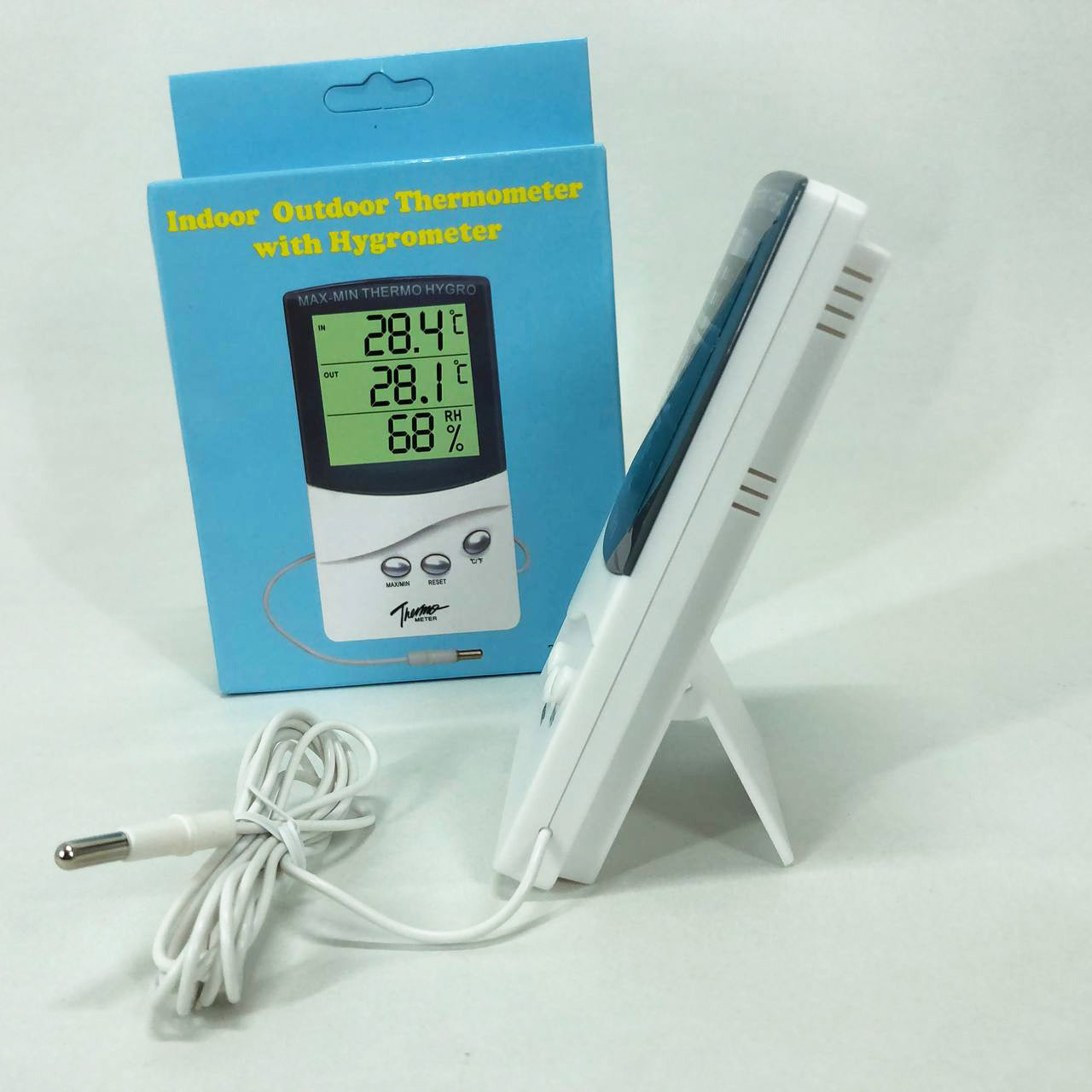 Термометр гигрометр TA 318 с выносным датчиком температуры, Домашний гигрометр комнатный