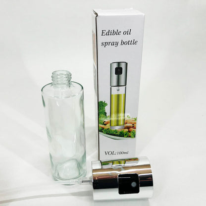 Бутылочка со спреем для пищевых жидкостей (масло, уксус) 100мл, Емкость для подсолнечного масла