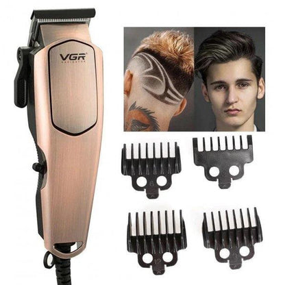 Профессиональная машинка для стрижки волос VGR V-131 триммер проводной, Электробритва для стрижки головы