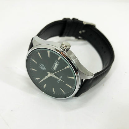 Часы наручные мужские SKMEI 5702/2075SIBK, Стильные часы для женщин и мужчин, Мужские круглые часы