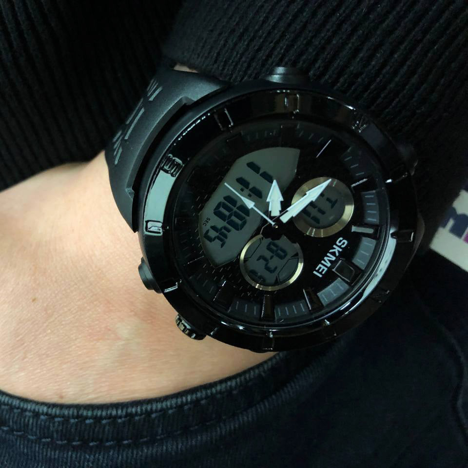 Часы наручные мужские SKMEI 2014BKWT, часы наручные электронные тактические, часы армейские оригинал