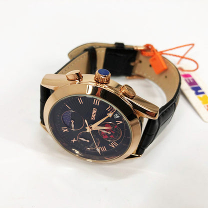 Часы наручные мужские SKMEI 9236RGBK, оригинальные мужские часы, модные мужские часы круглые