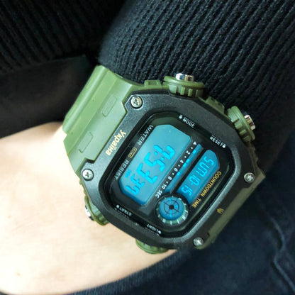 Часы наручные мужские SKMEI 6212/2126AG, Часы наручные электронные тактические, Водостойкие часы