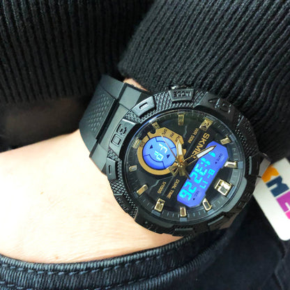 Часы наручные мужские SKMEI 1881GDWT, модные мужские часы, оригинальные мужские часы брендовые