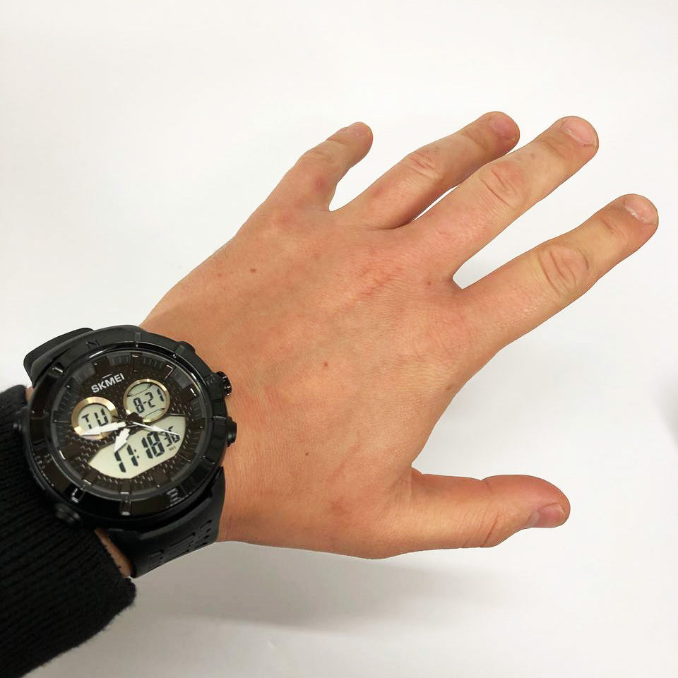 Часы наручные мужские SKMEI 2014BKWT, часы наручные электронные тактические, часы армейские оригинал