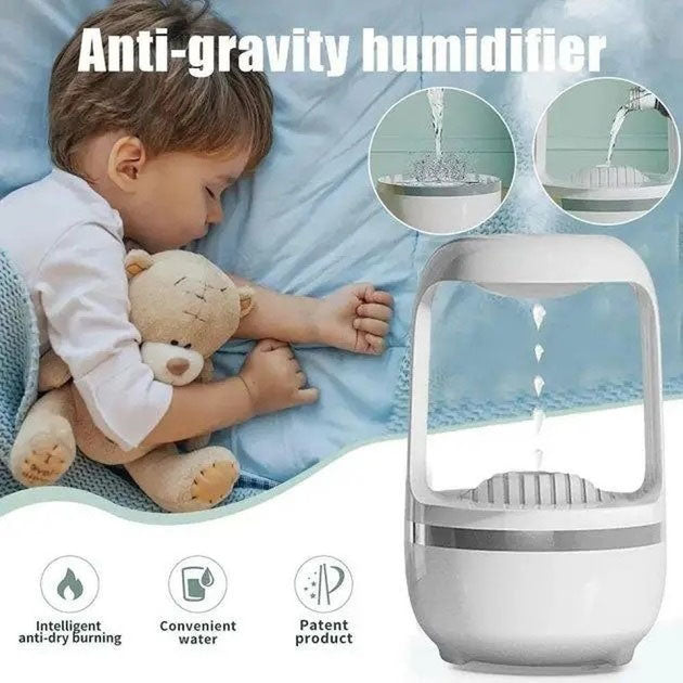 Увлажнитель воздуха ультразвуковой DROP HUMIDIFIER AND-199, левитирующий распылитель для спальни, дома, гостиницы