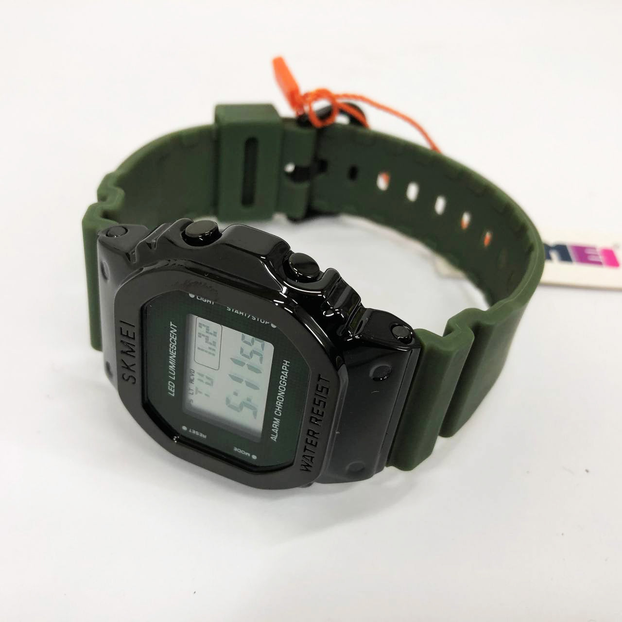 Часы наручные мужские SKMEI 1851AG, часы наручные электронные тактические, противоударные часы