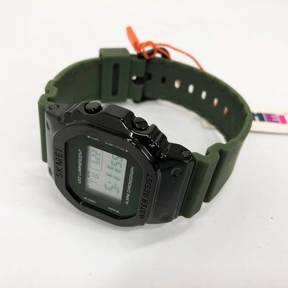 Часы наручные мужские SKMEI 1851AG, часы наручные электронные тактические, противоударные часы