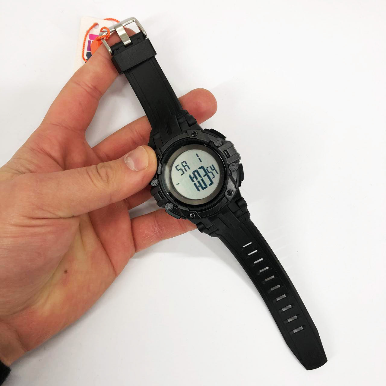 Часы наручные мужские SKMEI 1545BKWT BLACK-WHITE, водонепроницаемые мужские часы. Цвет: черный