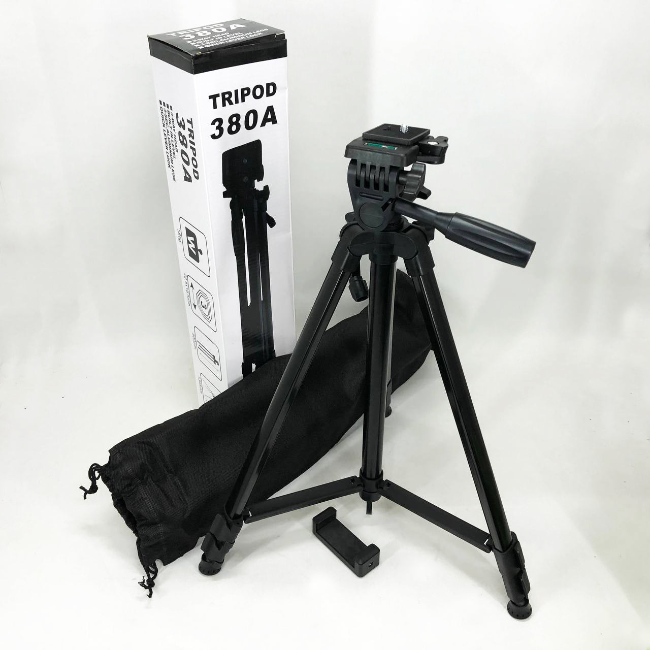 Штатив для камеры, телефона, трипод, тринога TriPod 380A 0.50-1.35м, Штатив раскладной для фото