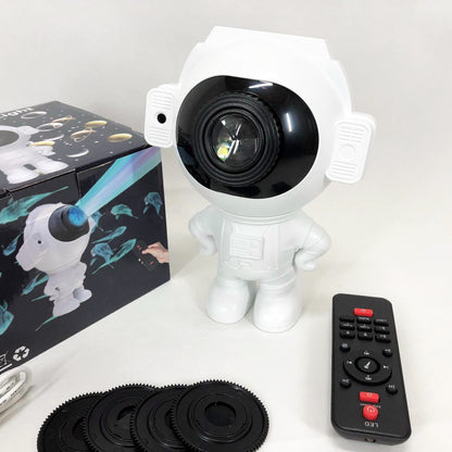 Звездный 3D проектор Astronaut, Лазерный проектор звездного неба космос Проектор звездного неба в комнату