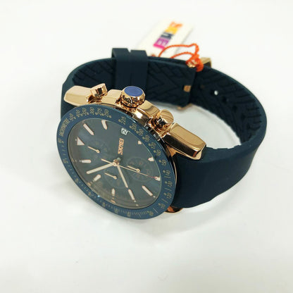 Часы наручные мужские SKMEI 9253PRGBU, мужские часы стильные часы на руку, качественные мужские часы