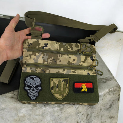 Сумка-кобура піксель камуфляж, тактична чоловіча сумка з тканини кордури AOR-1