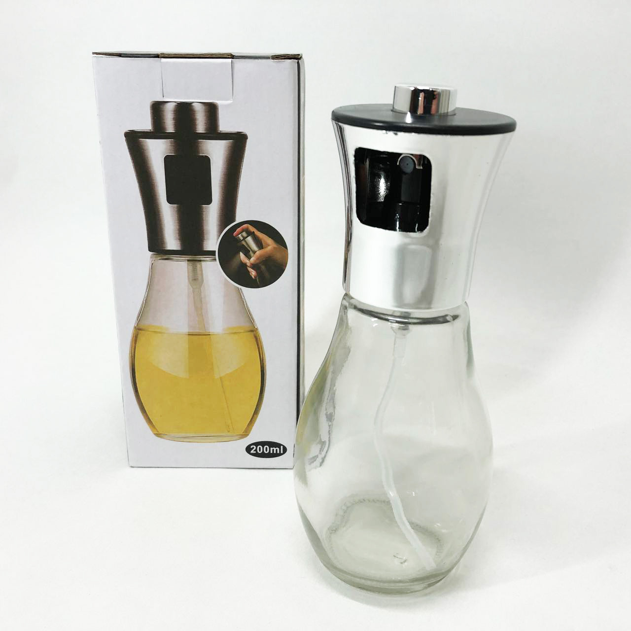 Бутылка уксусная Benson Big 200 мл, Брызгалка для масла, Распылитель емкость для масла Бутылочка спрей