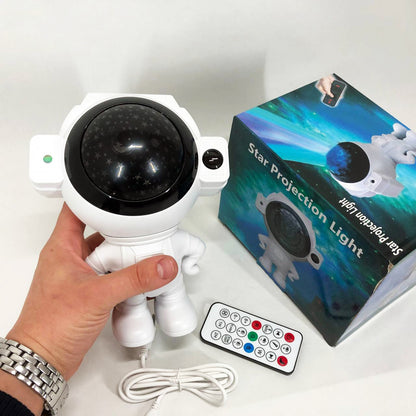 Звездный 3D проектор Astronaut, Лазерный проектор звездного неба галактики, Проектор светильник астронавт