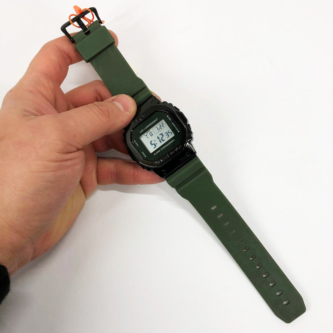 Часы наручные мужские SKMEI 1851AG, часы наручные электронные тактические, противоударные часы