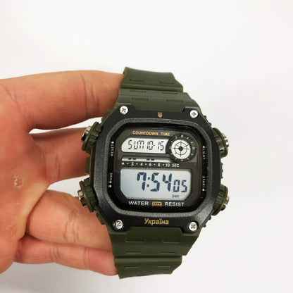 Часы наручные мужские SKMEI 6212/2126AG, Часы наручные электронные тактические, Водостойкие часы