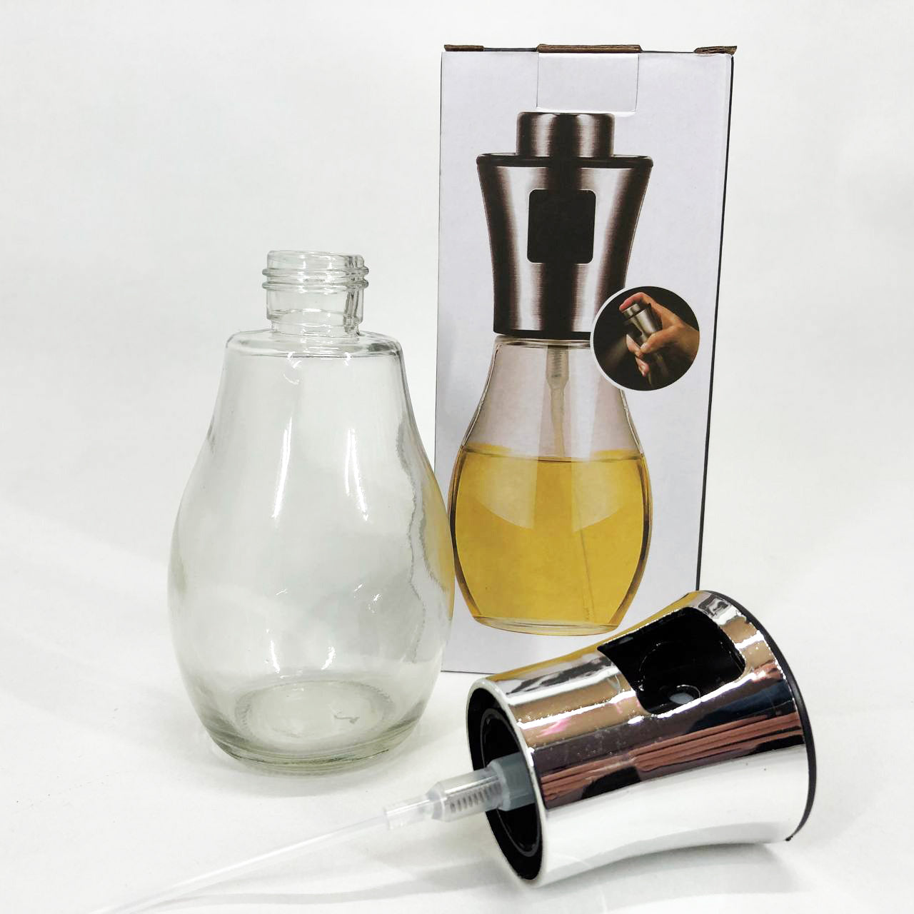 Брызгалка для масла, Распылитель емкость для масла Benson Big 200 мл Дозатор для уксуса