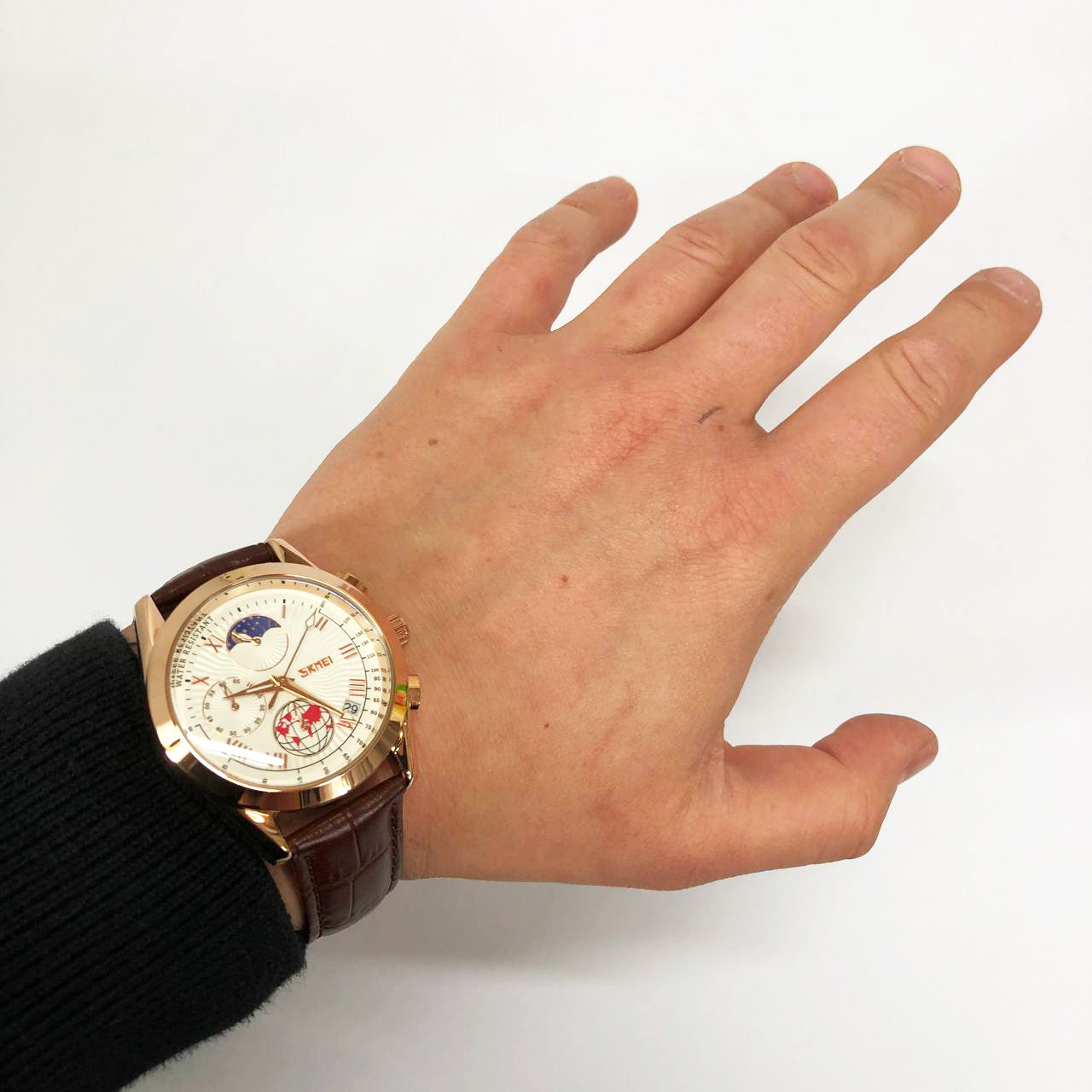 Часы наручные мужские SKMEI 9236RGSI, оригинальные мужские часы, фирменные спортивные часы