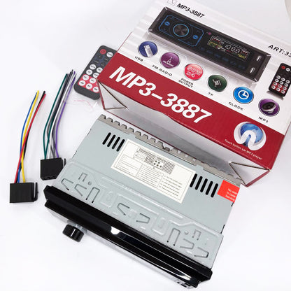 Автомагнитола MP3 3887 ISO 1DIN сенсорный дисплей LED/LCD, Автомобильная магнитола 1din штатная